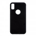 Wholesale iPhone X (Ten) Magic Anti-Gravity Material Case Sticks to Smooth Surface (Black)